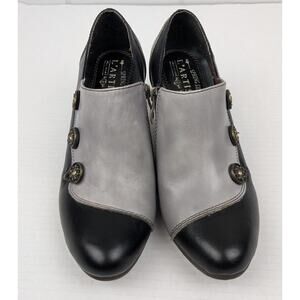 Spring Step L'Artiste Shoes Womens Size 37 Greentea Leather Button Whimsigoth